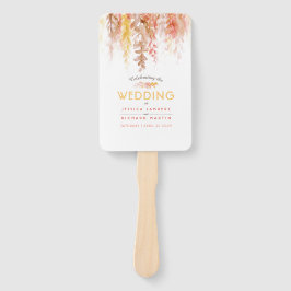 Herbstprogramm zur Hochzeit im Herbst der Korallen Fächer