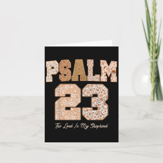 Herbstpsalm 23 Der Herr ist mein Hirte Karte