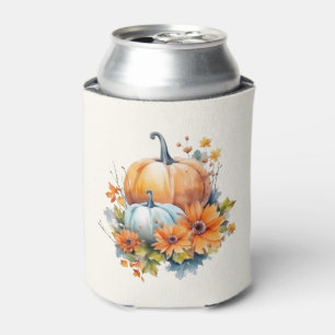 Herbstpumpen mit Blume und Folies Dosenkühler