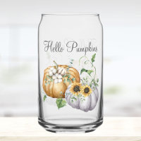 Herbstpumpen Sonnenblumen und Baumwolle Blume