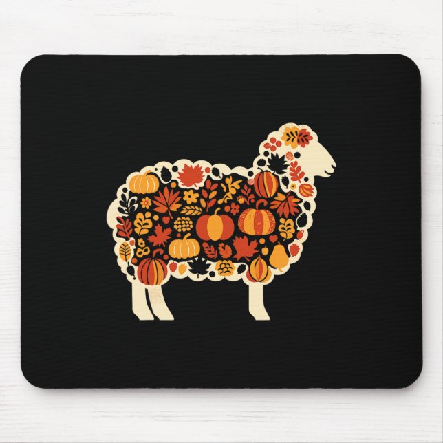 Herbstpumpenfallen Erntedank Frauen Männer Mousepad (Vorne)