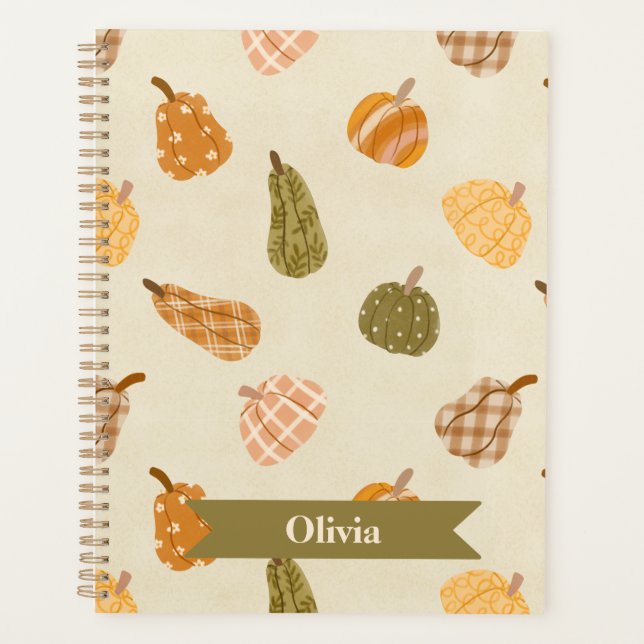 Herbstpumpenflasche - Rustikaler Fall-Kern Planer (Vorderseite)