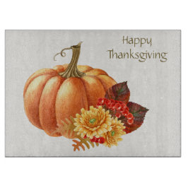 Herbstpumpenzuschnitt Schneidebrett