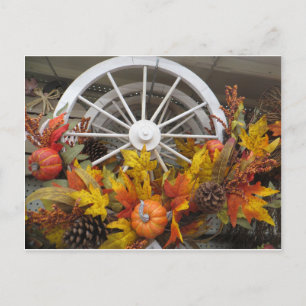 Herbstrad Postkarte