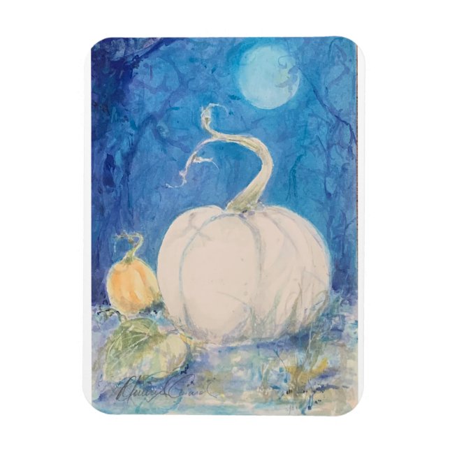 Herbstreben Kürbis Herbst Maureen Girard Magnet (Vertikal)