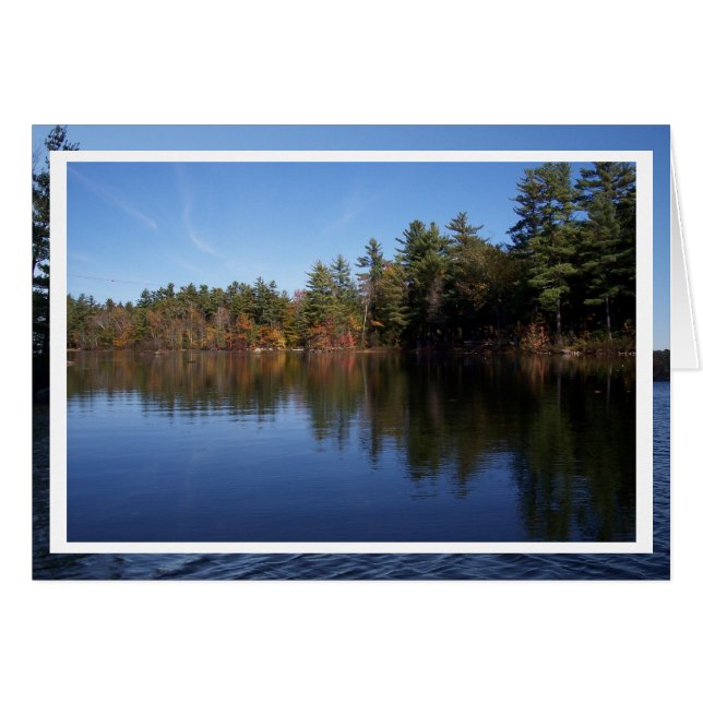 Herbstreflektionen am See (Vorderseite (Horizontal))