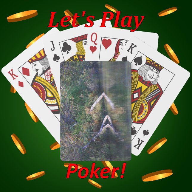 Herbstreflektionen im Twin Sees Erholungsgebiet Spielkarten (Von Creator hochgeladen)