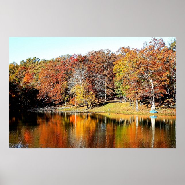 Herbstreflektionen Poster (Vorne)