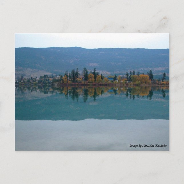 Herbstreflektionen Postkarte (Vorderseite)