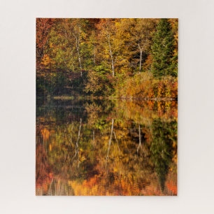 Herbstreflexion am Coffin Pond Puzzle