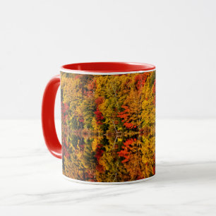 Herbstreflexion am Russell Pond   New Hampshire Tasse