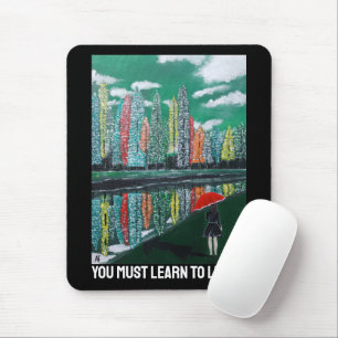 Herbstreflexionsmalerei von Alfred Fox Mousepad
