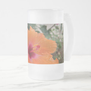 Herbstrissenblätter Mattglas Bierglas
