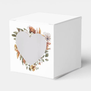 Herbstromanische Blumenhochzeit Geschenkschachtel