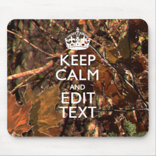 Herbstsaison Camouflage Behalte Beruhigung Ihres T Mousepad