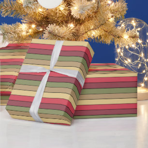 Herbstsaison Erde Tone Farben auf Aquarellpapier Geschenkpapier