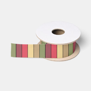 Herbstsaison Erdtöne auf Aquarellpapier Satinband