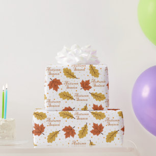 Herbstsaison Geschenkpapier