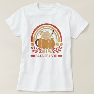Herbstsaison Herbstleaves Kürbis T-Shirt