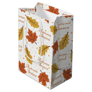Herbstsaison mittlere geschenktüte