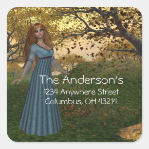Herbstsaison Queen - Fantasy Address Stickers 2