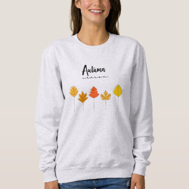 "Herbstsaison" Sweatshirt (Vorderseite)