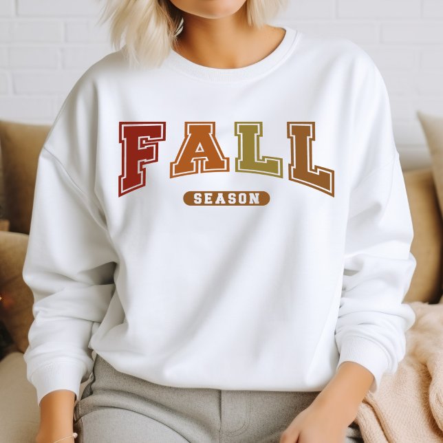 Herbstsaison Trendy Herbst Varsity Sweatshirt (Von Creator hochgeladen)