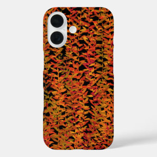 Herbstsaison Wechselnde Farben Laub Blätter Kunst iPhone 16 Hülle