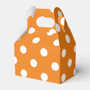 Herbstsaison White Polka Dot Muster Gefälligkeitsb Geschenkschachtel