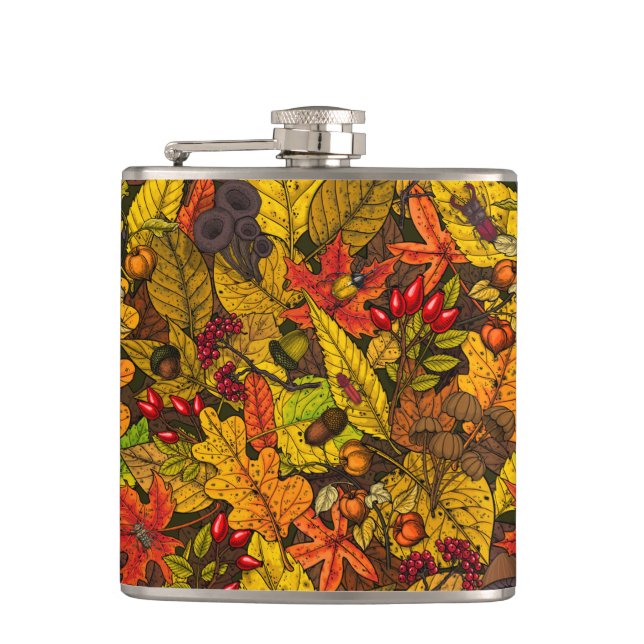 Herbstschätze Flachmann (Vorderseite)