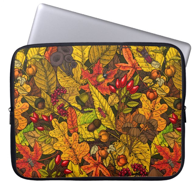 Herbstschätze Laptopschutzhülle (Vorderseite)