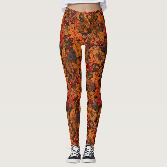 Herbstschätze Leggings (Vorderseite)