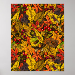 Herbstschätze Poster