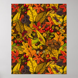 Herbstschätze Poster