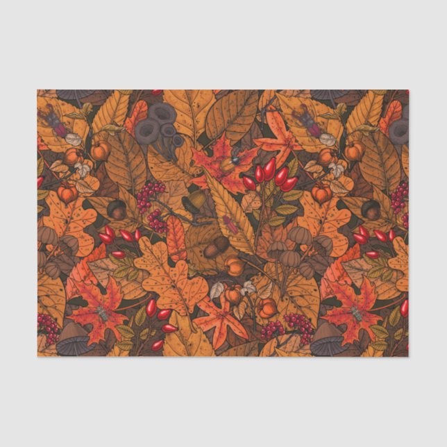 Herbstschätze Seidenpapier (Vorderseite)