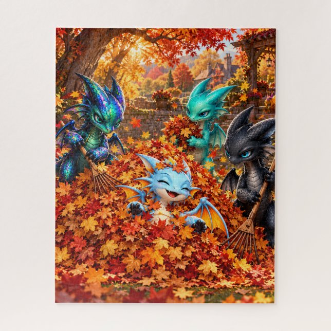Herbstscherze Puzzle (Vertikal)