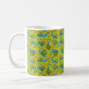Herbstschnecken Kaffeetasse