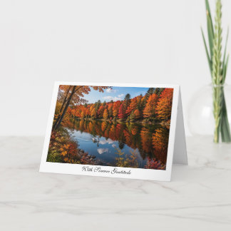 Herbstschwan Karte
