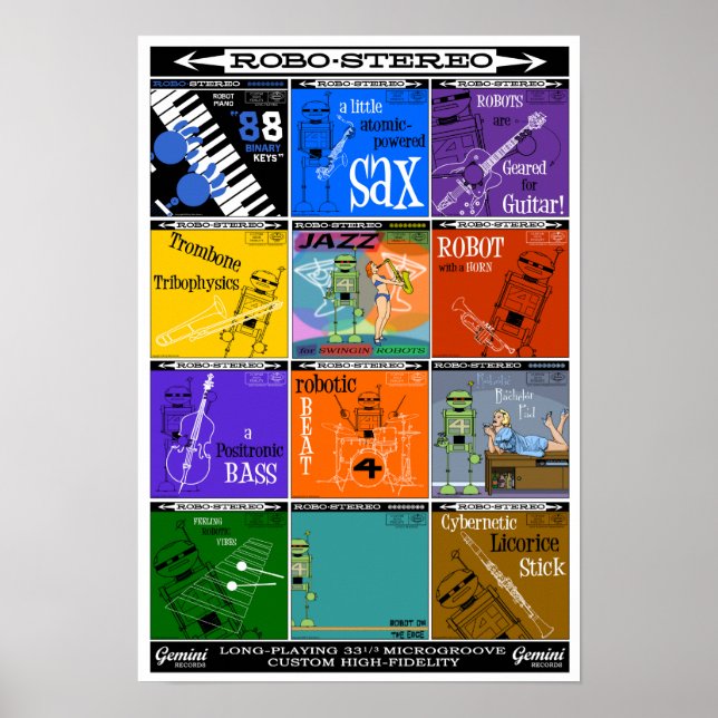 Herbstsee ROBO-STEREO Recod Album Poster (Vorne)