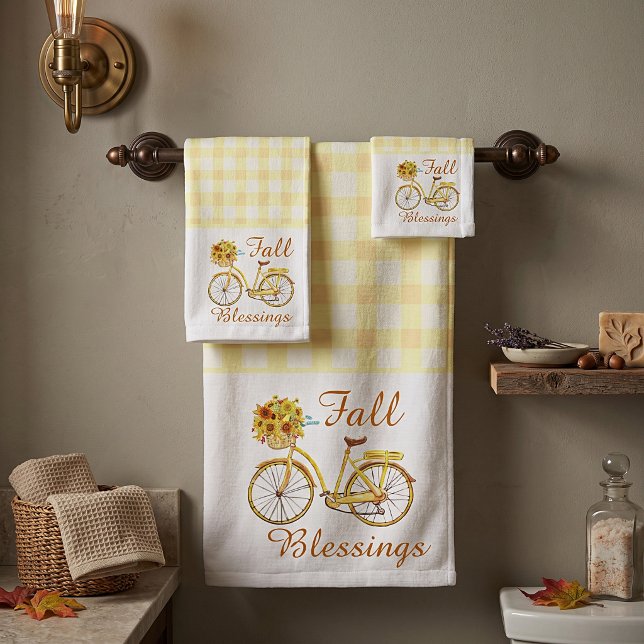 Herbstsegeln Fahrradbad Handtuchhandtuch Set (Von Creator hochgeladen)