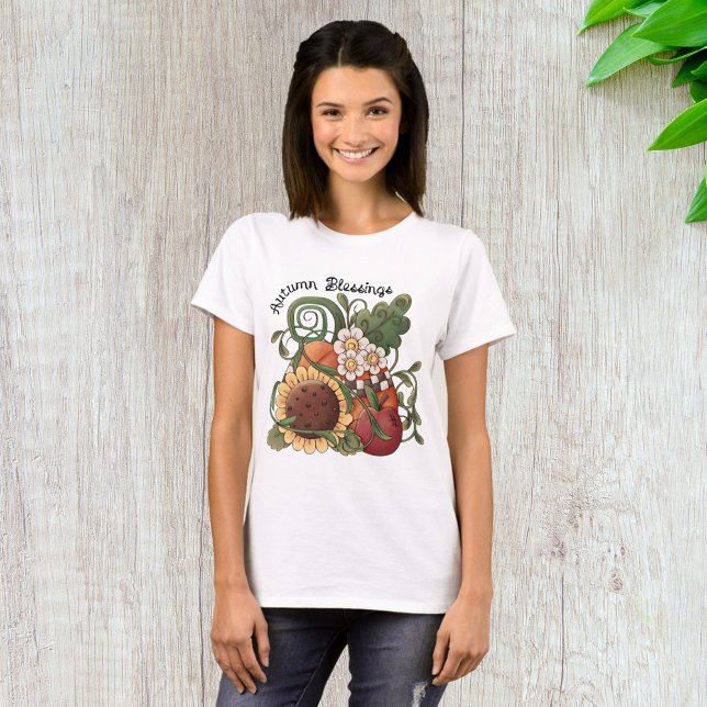 Herbstsegnung Herbsternte T-Shirt (Von Creator hochgeladen)