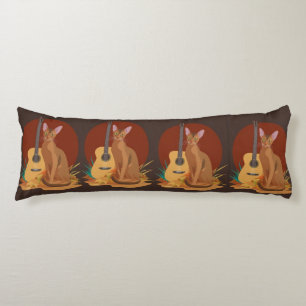 Herbstserenade-Katzen-Body-Pillow Seitenschläferkissen