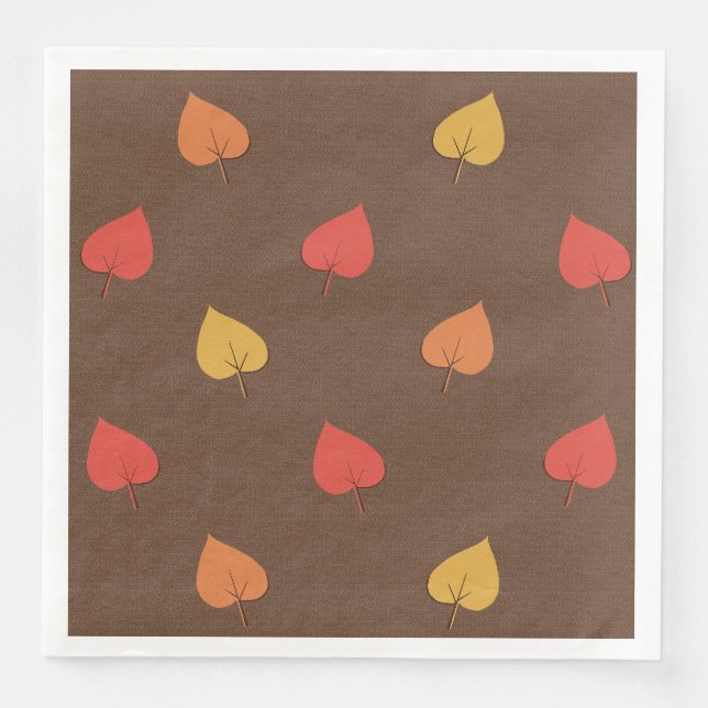 Herbstservietten Serviette (Vorderseite)