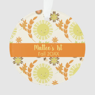 Herbstsonne Geburtstagsfeier im Herbst Ornament
