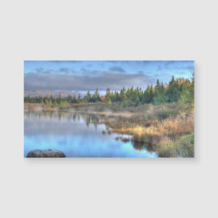 Herbstsonnenaufgang am Moosehead Lake Maine Magnetkarte