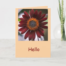 Herbstsonnenblumen Karte