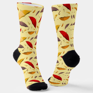 Herbstsonnenschirme für Crews Socken