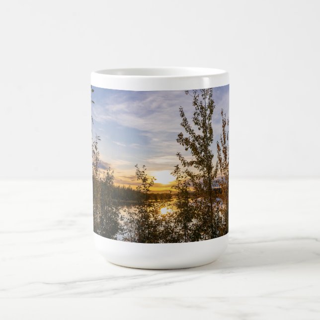 Herbstsonneuntergang Kaffeetasse (Mittel)
