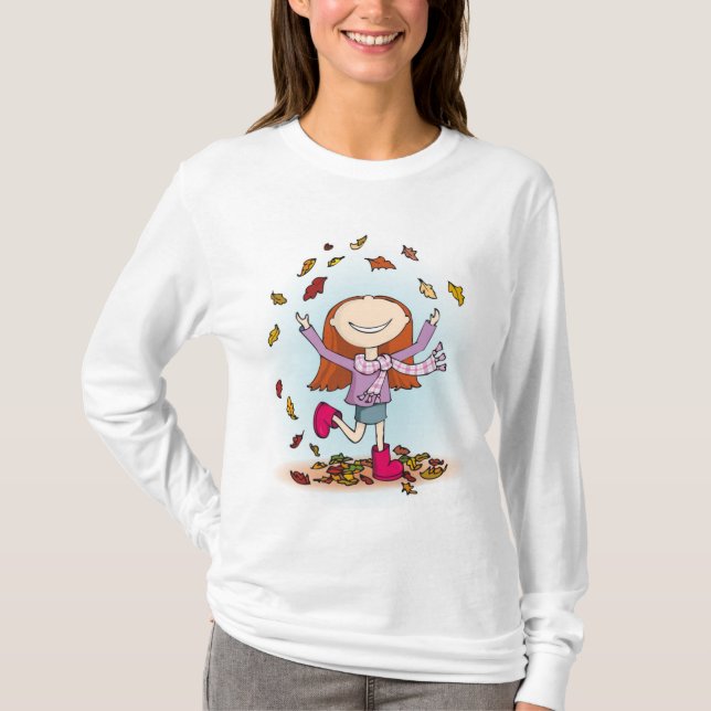 Herbstspass Frauen Tee (Vorderseite)