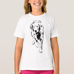 Herbstspaziergang, getönter Rückzug T-Shirt